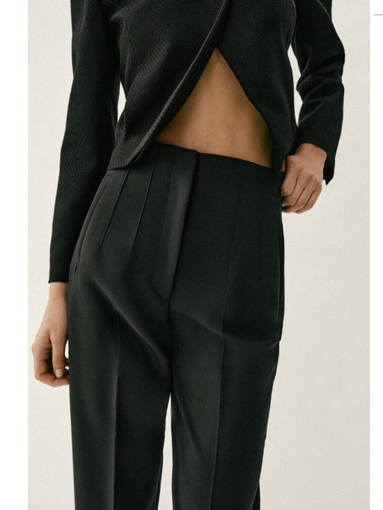 Zara Pants - Zara HIGH-WAISTED PANTS | Black | Size XS